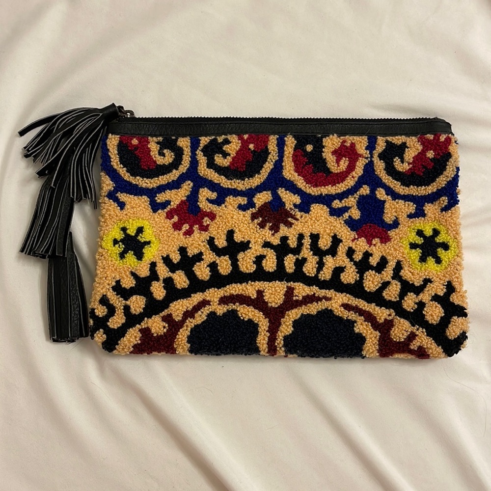Cleobella carpet clutch nwt